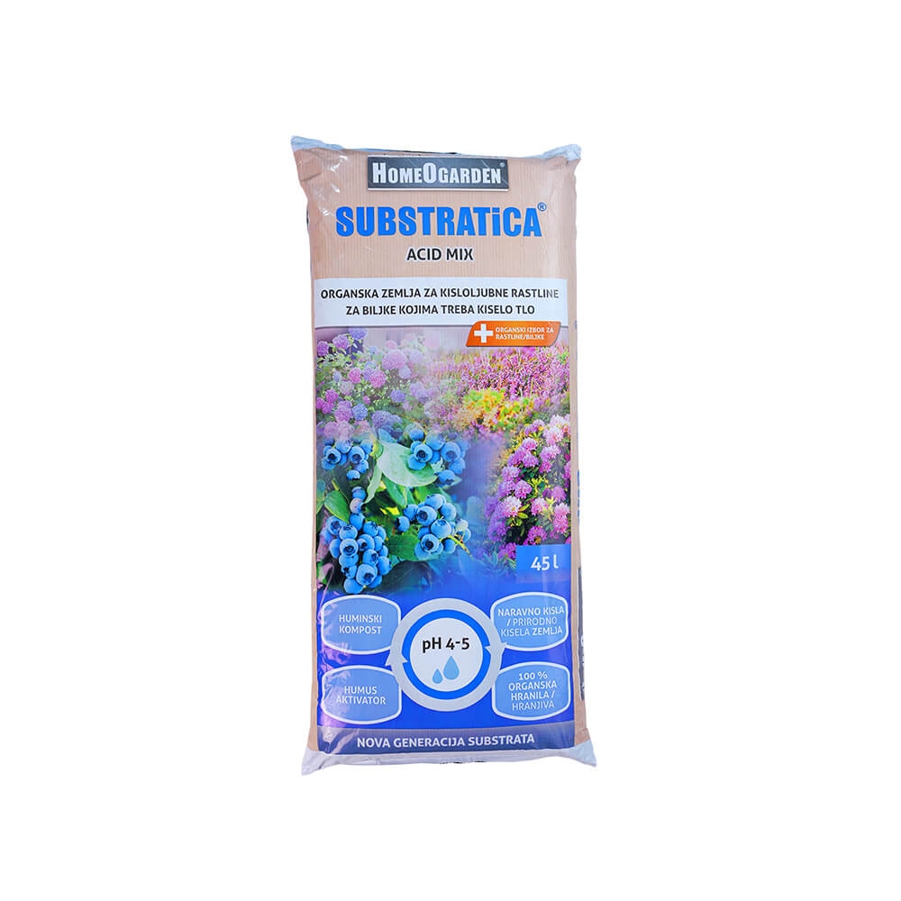 Zemlja HOMEOGARDEN SUBSTRATICA ACID MIX 45 l - Akcija v trgovini Pevex