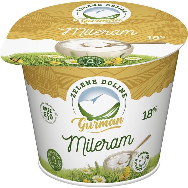 Zelene Doline Kisla smetana Mileram 250 g - Akcija v trgovini Spar