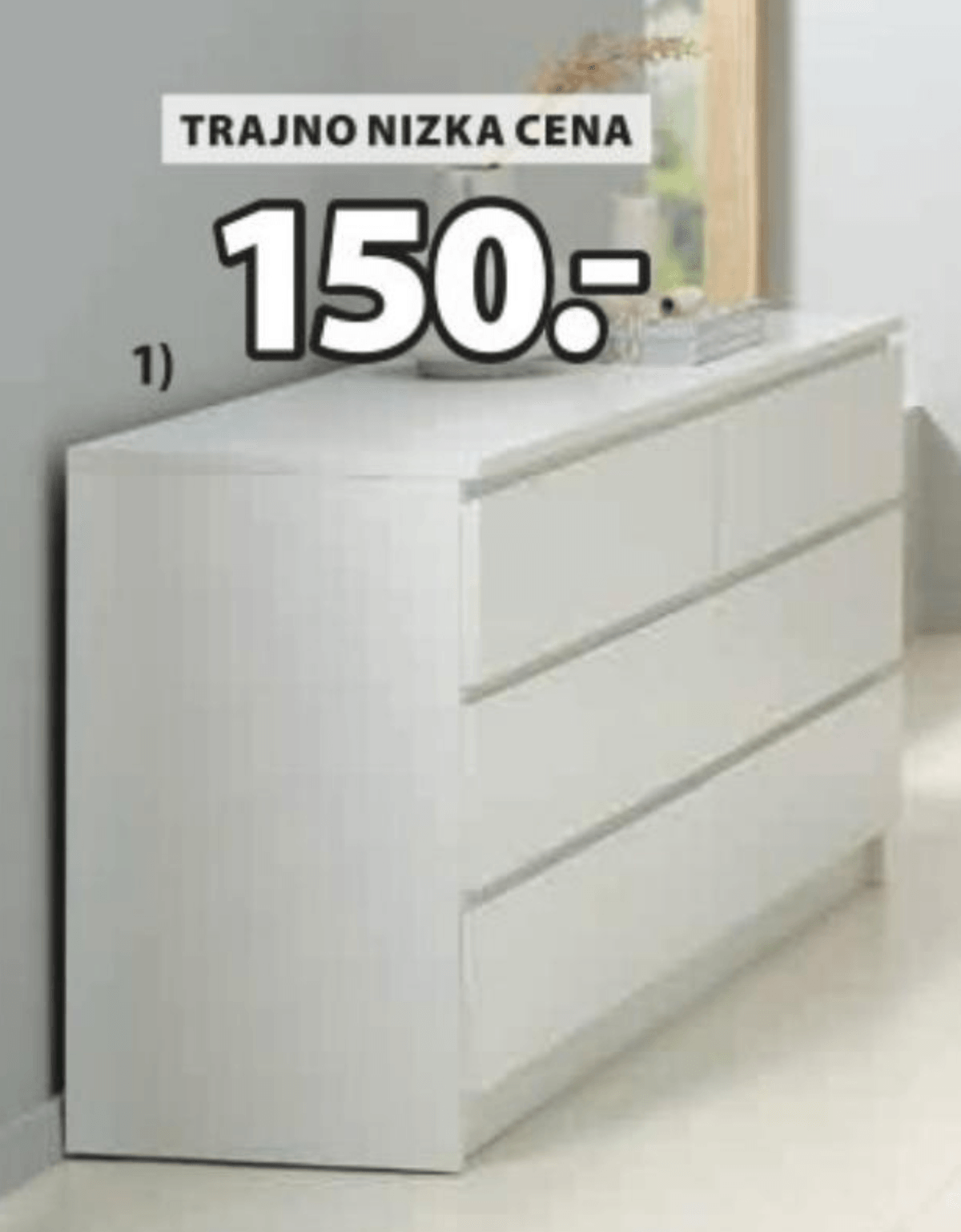 LIMFJORDEN Predalnik 1 kom - Akcija v trgovini Jysk