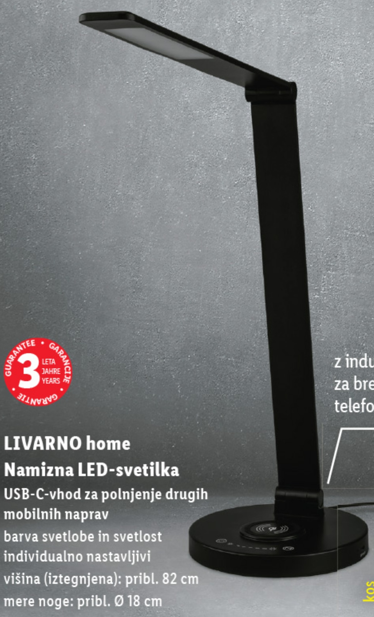 LIVARNO home Namizna LED-svetilka - Akcija v trgovini Lidl