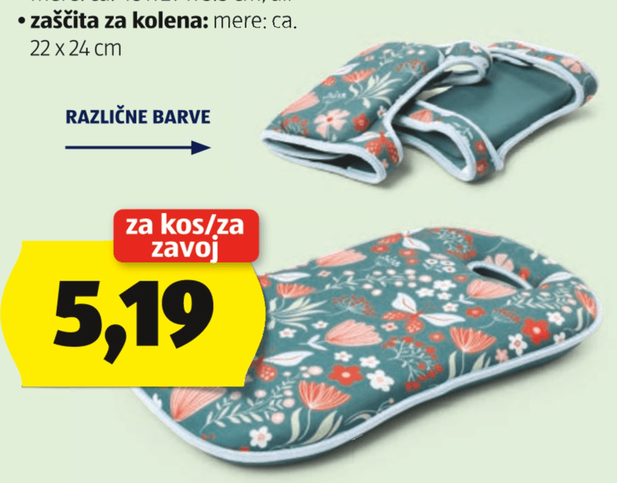Zaščita za kolena za delo na vrtu GARDENLINE - Akcija v trgovini Hofer