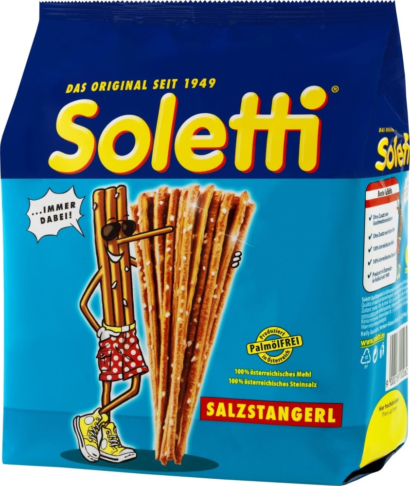 Slane prestice Soletti 200 g Akcija v trgovini E.Leclerc