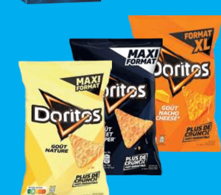 Koruzni čips Doritos 250 g - Akcija v trgovini E.Leclerc