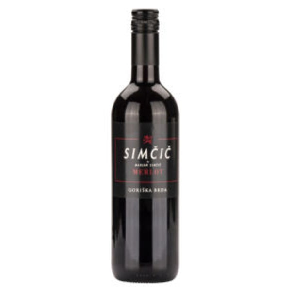 Marjan Simčič kakovostno vino ZGP Merlot Opoka 0,75 l Akcija v trgovini E.Leclerc