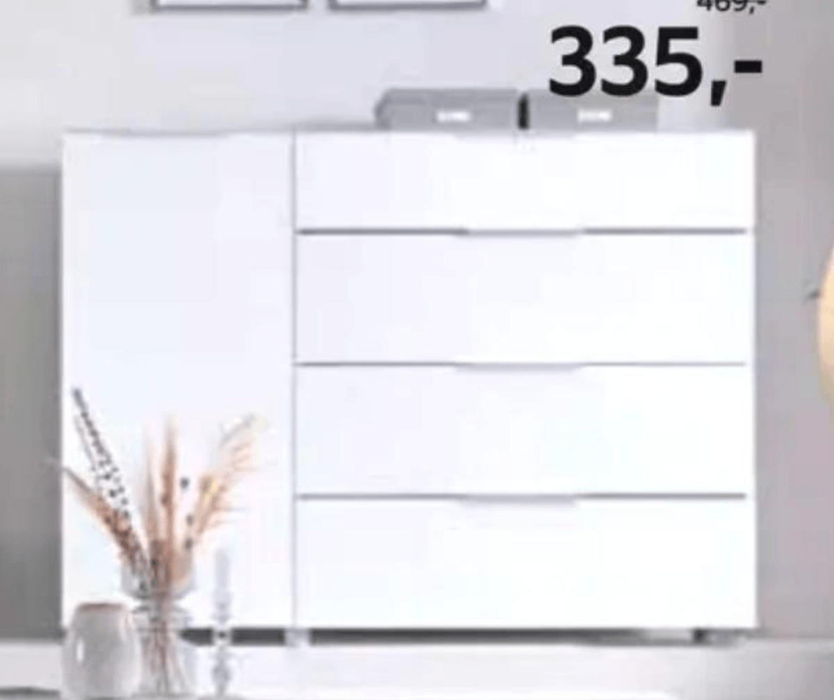 Komoda - Akcija v trgovini Lesnina