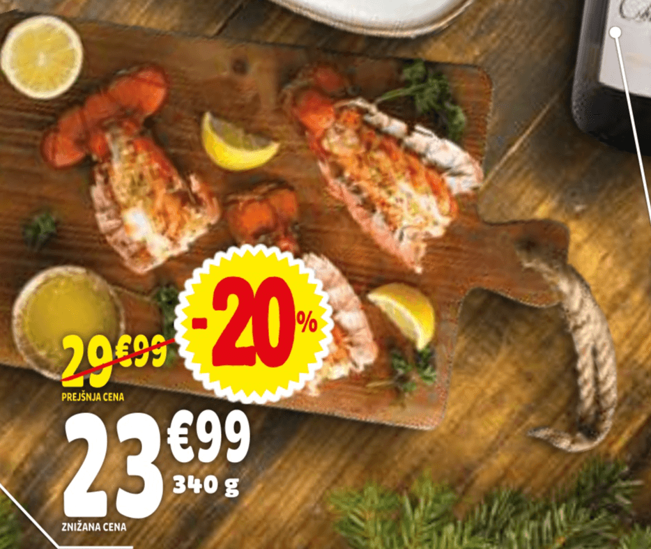 Jastogov rep 2/1 Ronde des Mers 340 g - Akcija v trgovini E.Leclerc