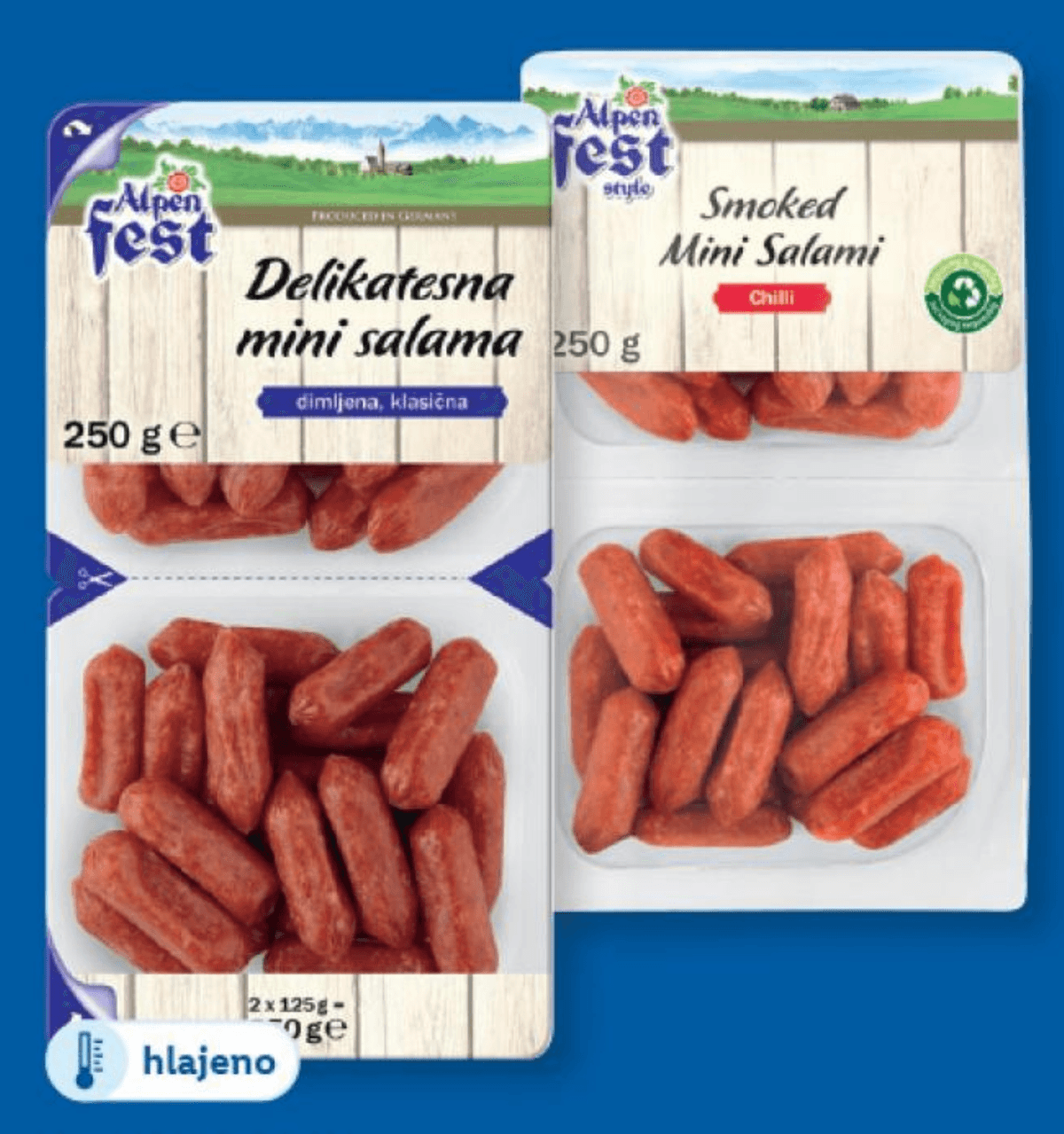 Alpenfest Delikatesna mini salama 250 g - Akcija v trgovini Lidl