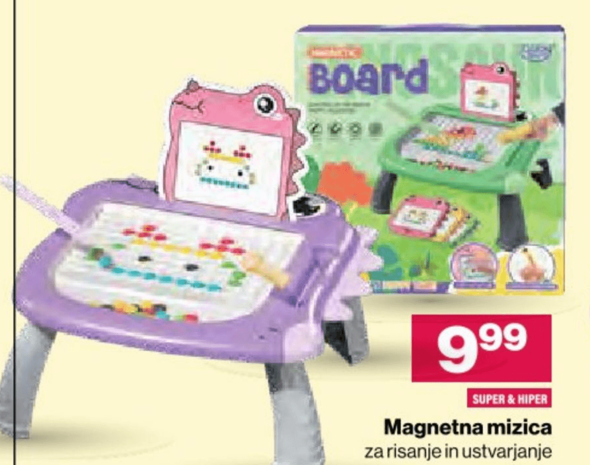 Magnetna mizica - Akcija v trgovini Mercator