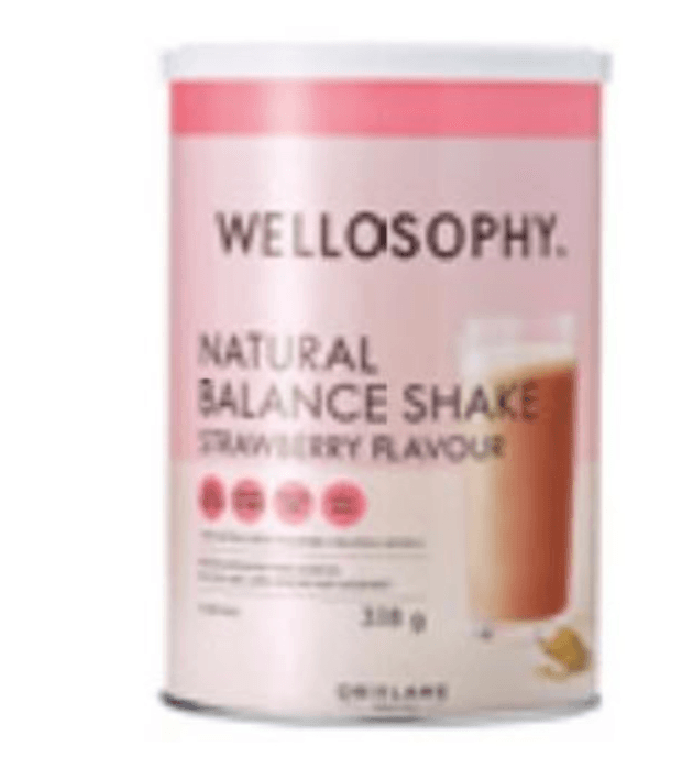 Wellosophy Natural Balance shake z okusom vanilije 21 x 18 g porcij. 378 g - Akcija v trgovini Oriflame