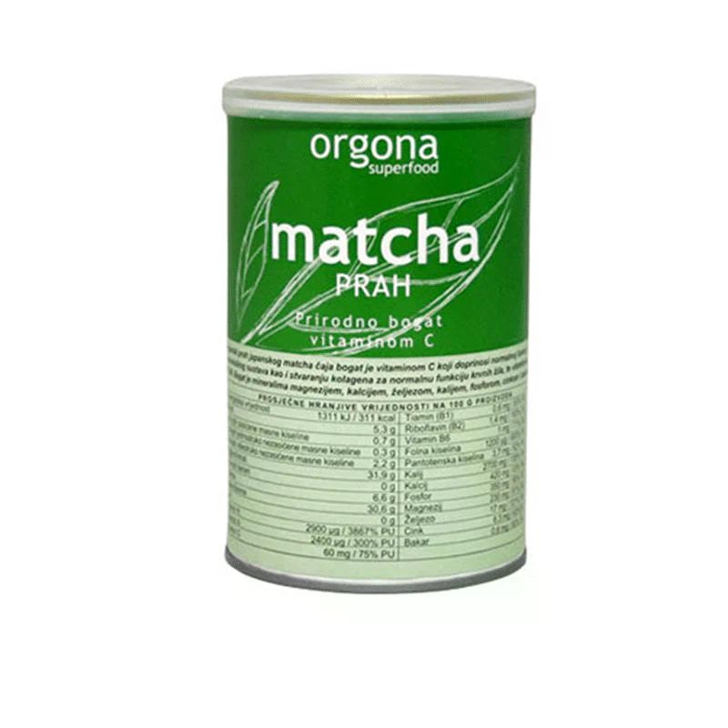 Orgona Premium matcha prah 100 g - Akcija v trgovini Mueller