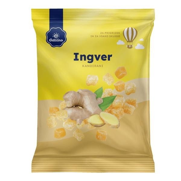 Odlično Kandirani ingver 200 g - Akcija v trgovini Spar
