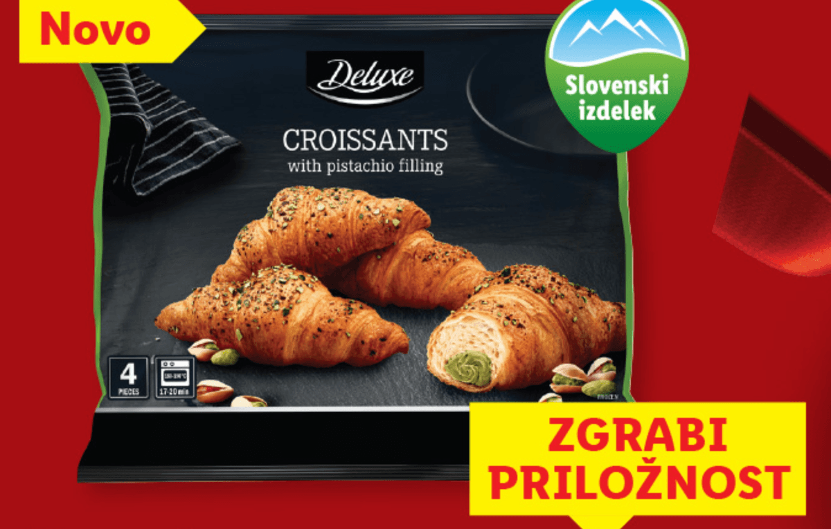 Deluxe Masleni rogljički 360 g - Akcija v trgovini Lidl