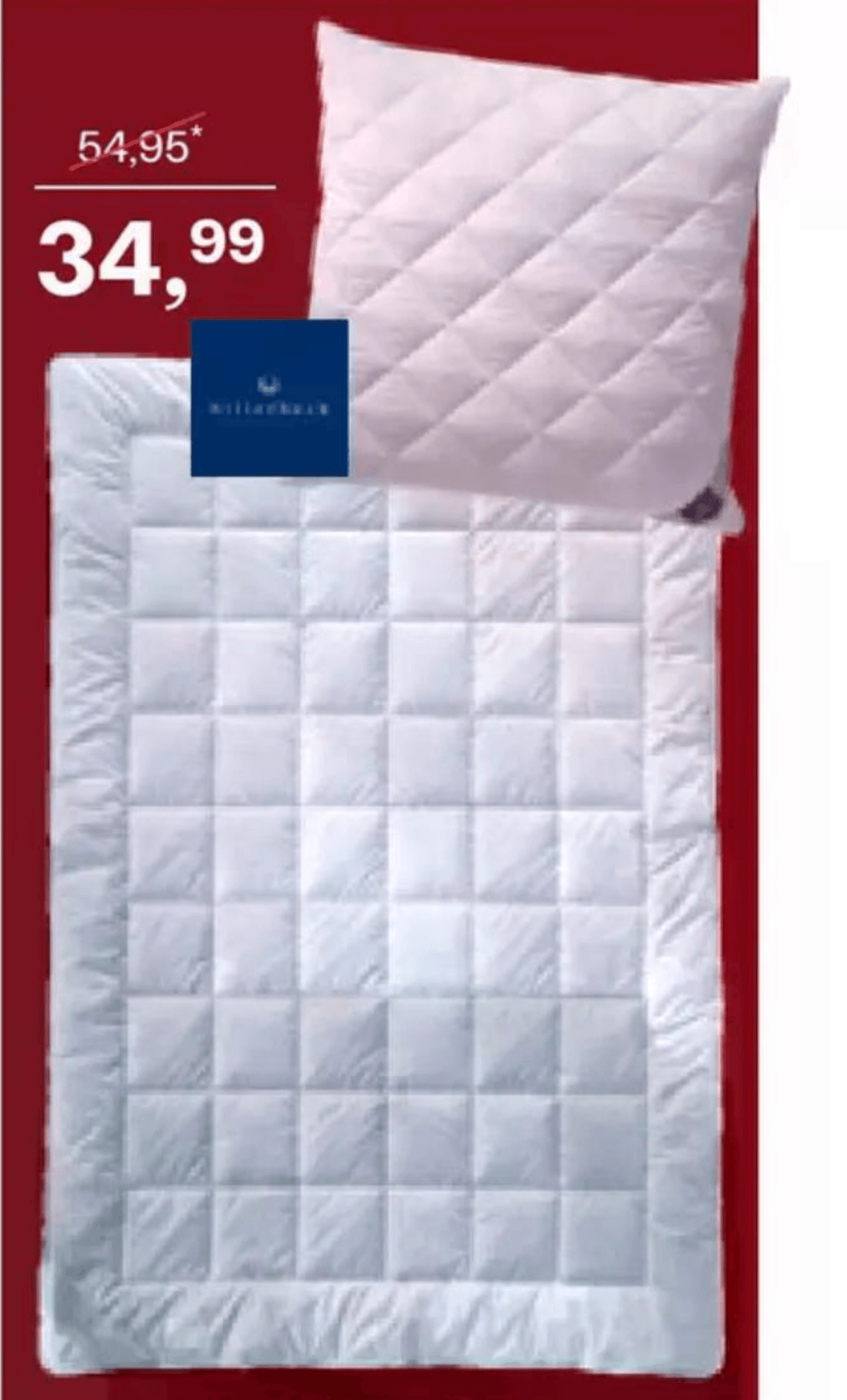 Schlafgut Vzglavnik in prešita odeja - Akcija v trgovini Rutar