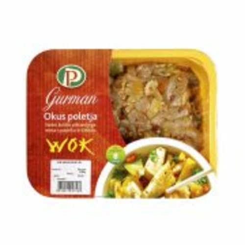 Wok Okus Poletja Perutnina Ptuj Natur Premium 500 g - Akcija v trgovini E.Leclerc