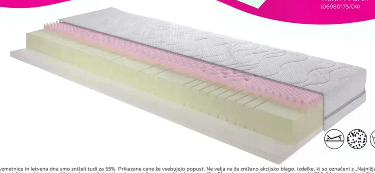 Vzmetnica Living Flexy Feel Silverline + ca. 140/200 cm mömax - Akcija v trgovini Mömax