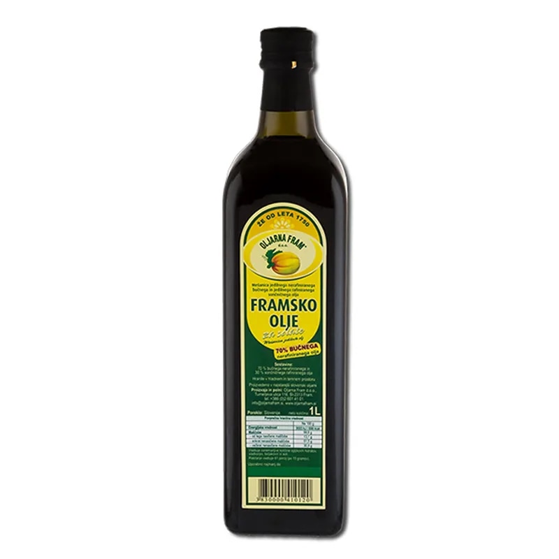 Bučno Framsko olje 1 L - Akcija v trgovini Jager