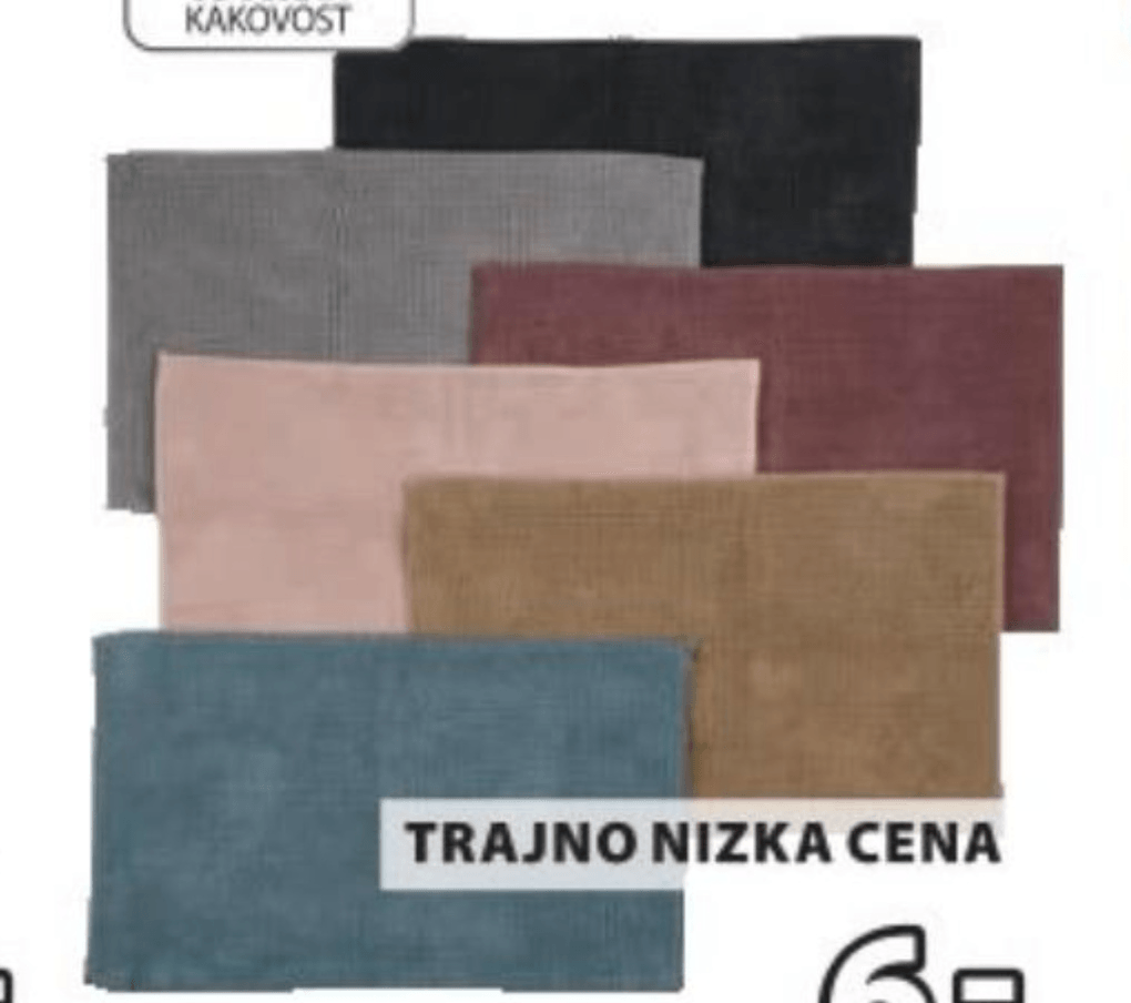 Kopalniška preproga FAGERSTA 50x80 cm - Akcija v trgovini Jysk