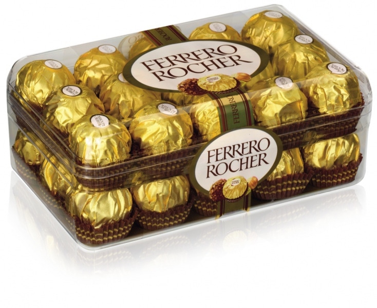 Ferrero Rocher čokoladna bonboniera 375 g - Akcija v trgovini Regal Shop