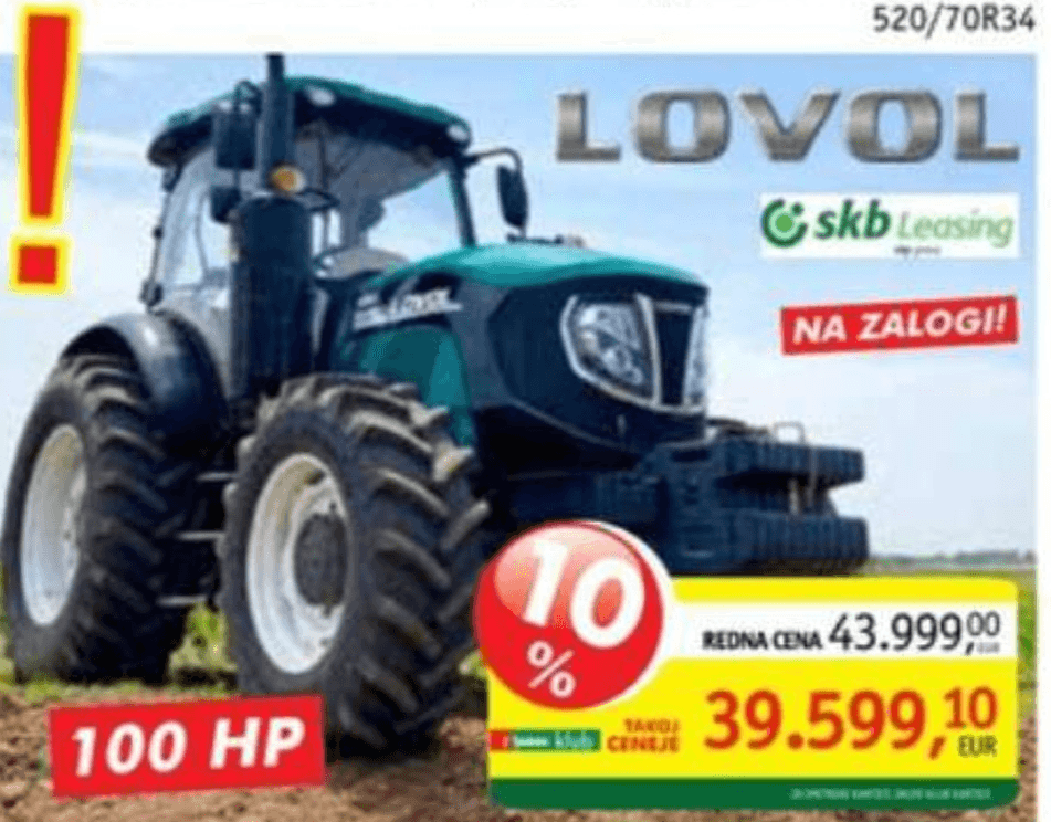 Traktor Lovol 1004 - Akcija v trgovini Jager
