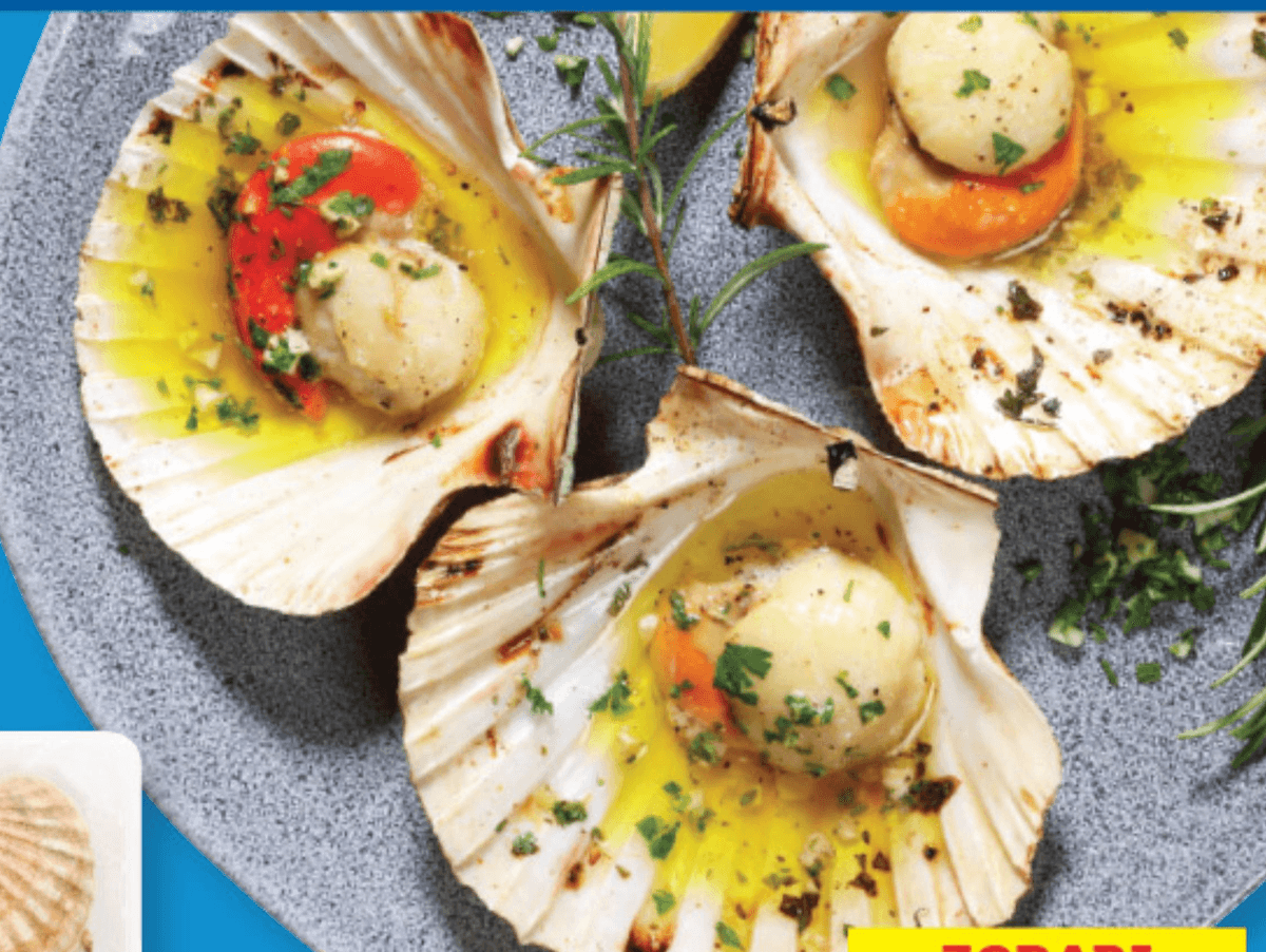 Naša ribarnica Sveže jakobove pokrovače 300 g - Akcija v trgovini Lidl