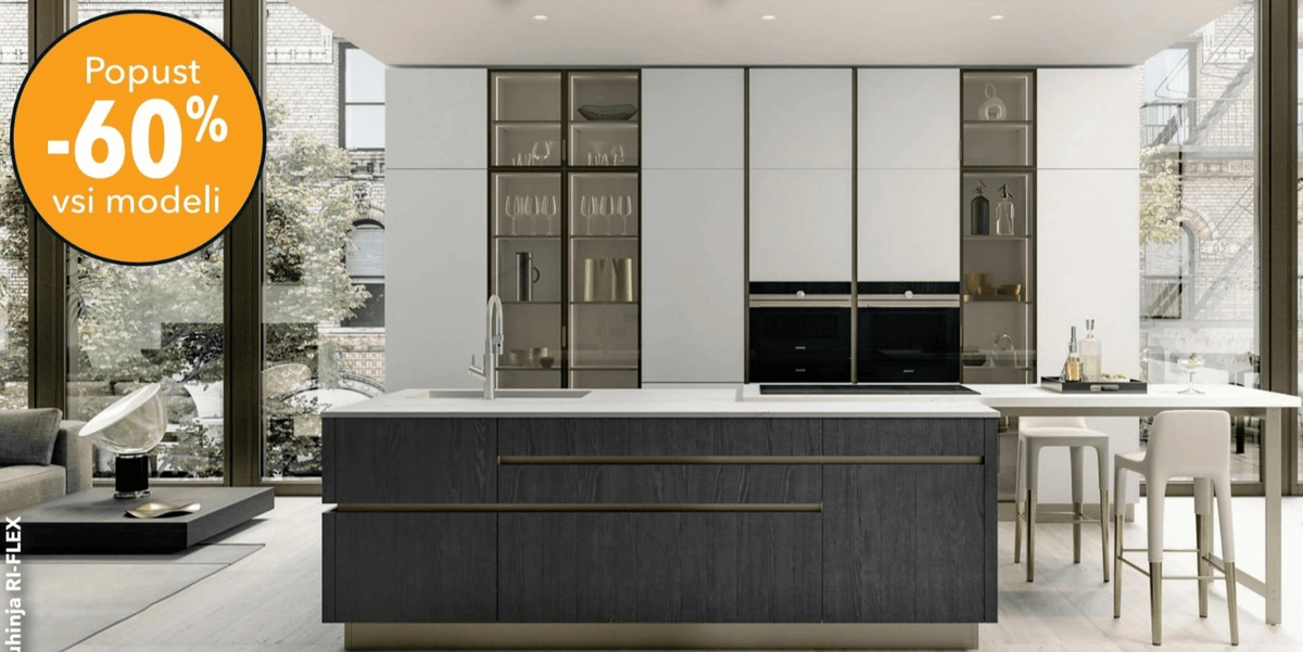 Veneta Cucine kuhinje - Akcija v trgovini Harvey Norman