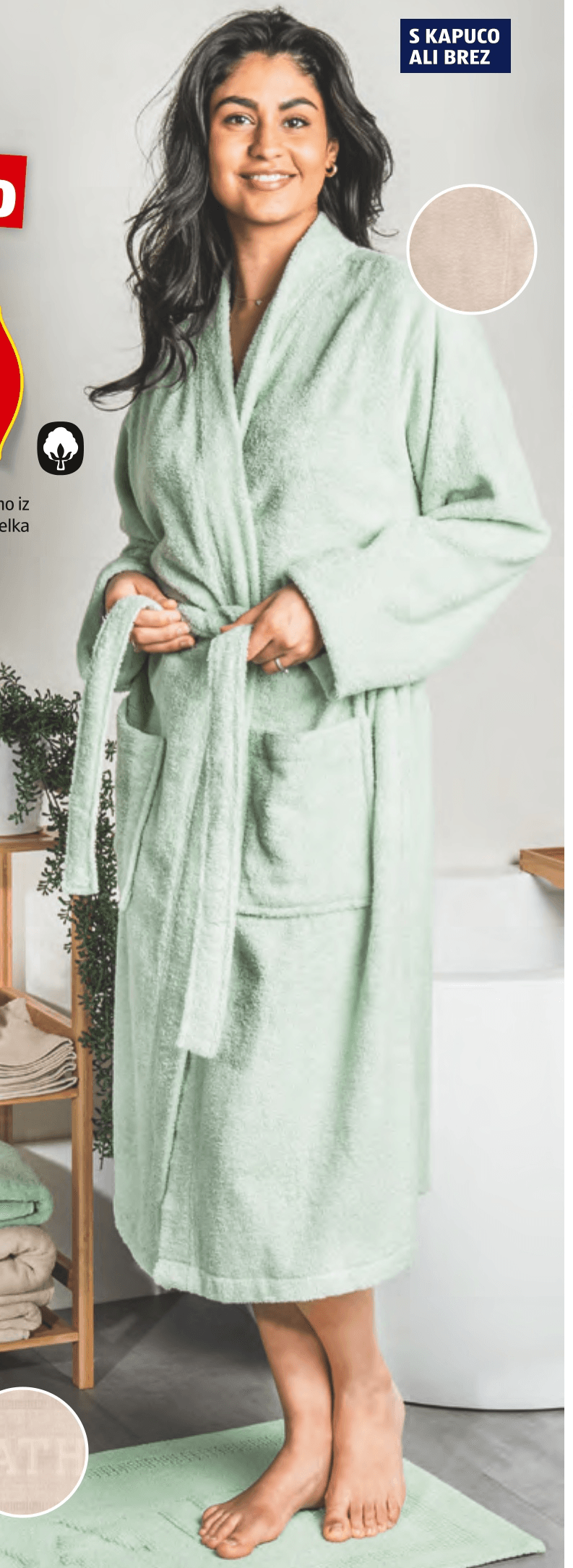 Novitesse Kopalni plašč - Akcija v trgovini Hofer