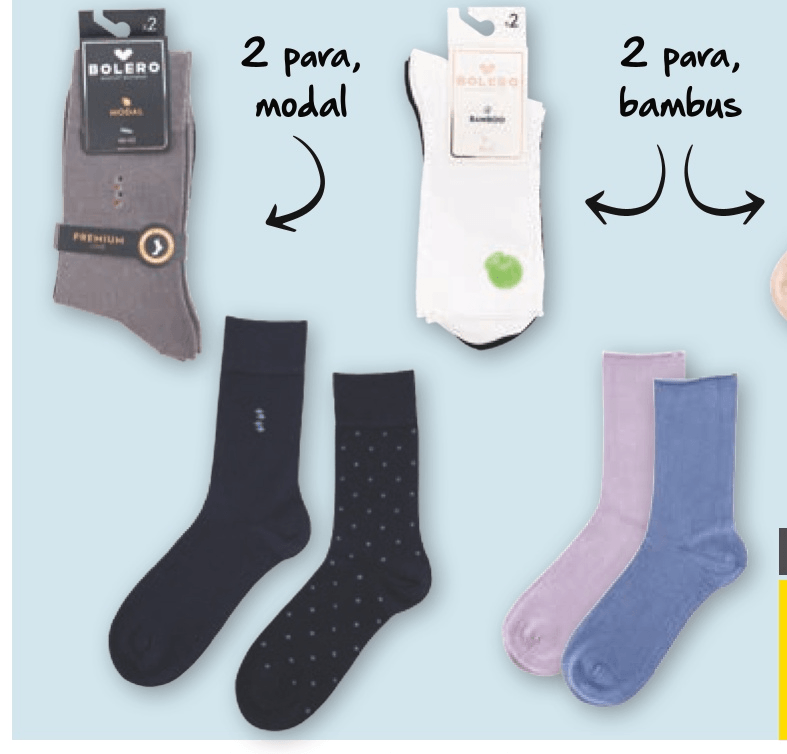 Nogavice Bolero Modal 2 para - Akcija v trgovini Spar