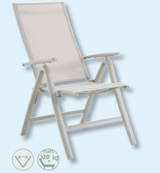 Zložljiv vrtni stol 'Maja' - Akcija v trgovini Bauhaus