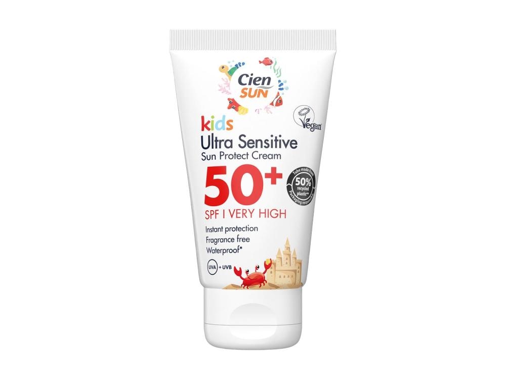 Cien SUN Otroška krema za sončenje ZF 50+ Ultra Sensitive 75 ml - Akcija v trgovini Lidl
