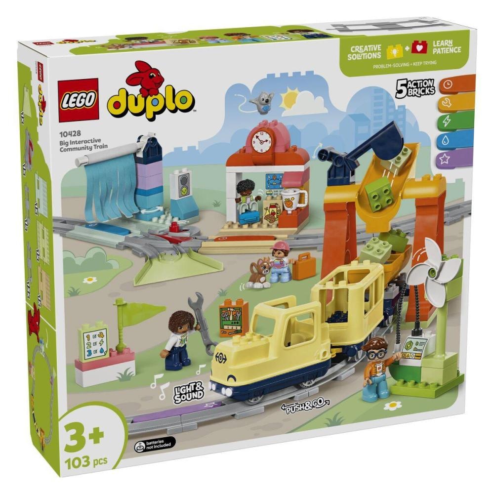LEGO Duplo Velik interaktiven skupni vlak 99 kock - Akcija v trgovini Baby Center