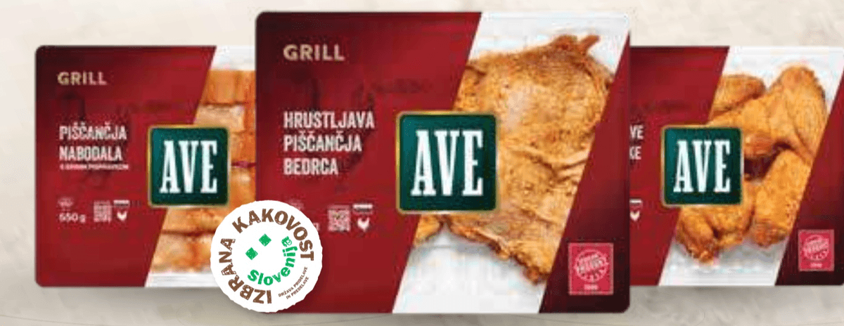 Hrustljava piščančja bedrca AVE - Akcija v trgovini Mercator