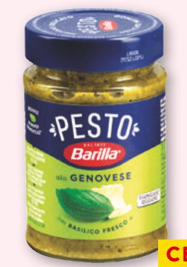 Omaka Pesto Barilla 190 g - Akcija v trgovini Spar