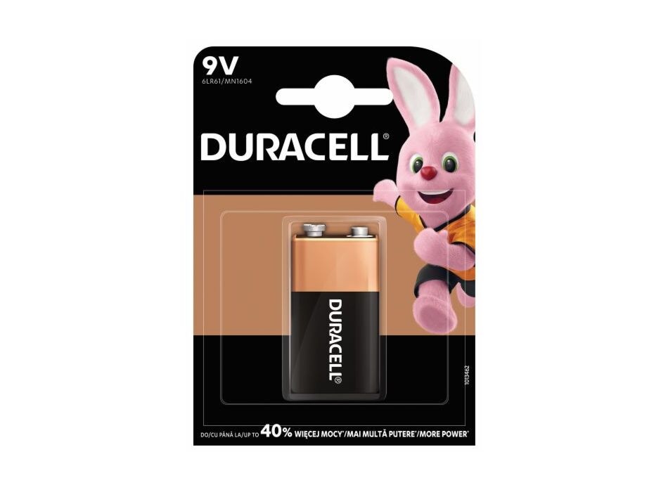 Baterija Duracell Basic 9V - Akcija v trgovini Jager