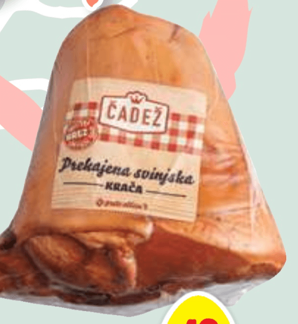 Prekajena prednja svinjska krača MESARSTVO ČADEŽ - Akcija u trgovini E.Leclerc