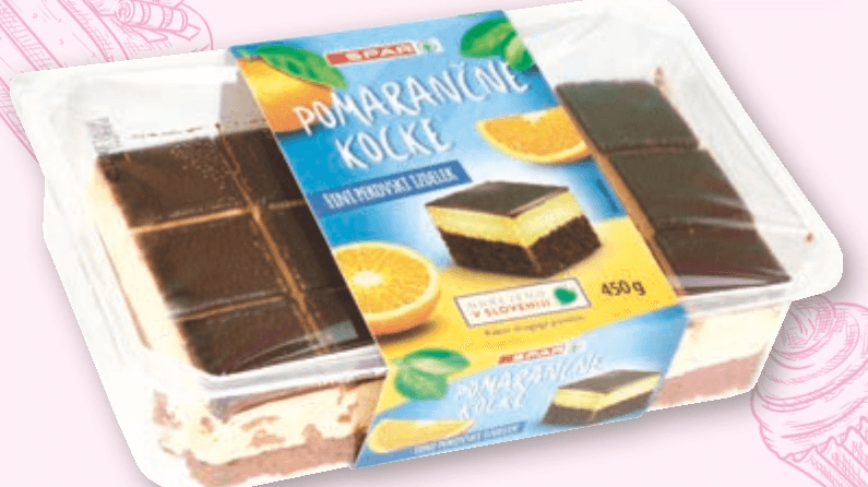Spar Pomarančne kocke 450 g - Akcija v trgovini Spar