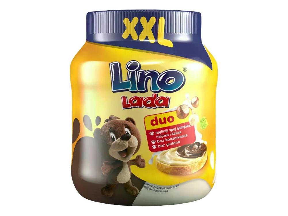 Kremni namaz Lino Lada Duo 1 kg Podravka - Akcija v trgovini Tuš