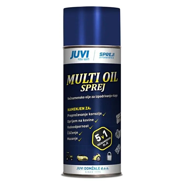 Večnamensko olje v spreju '5u1' 400 ml JUVI Akcija v trgovini Bauhaus