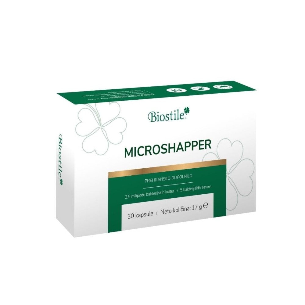 Biostile prehransko dopolnilo Microshapper 30 kapsul Akcija v trgovini E.Leclerc