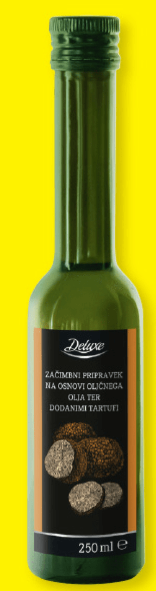 Deluxe Aromatizirano olje s koščki tartufov 250 ml - Akcija v trgovini Lidl