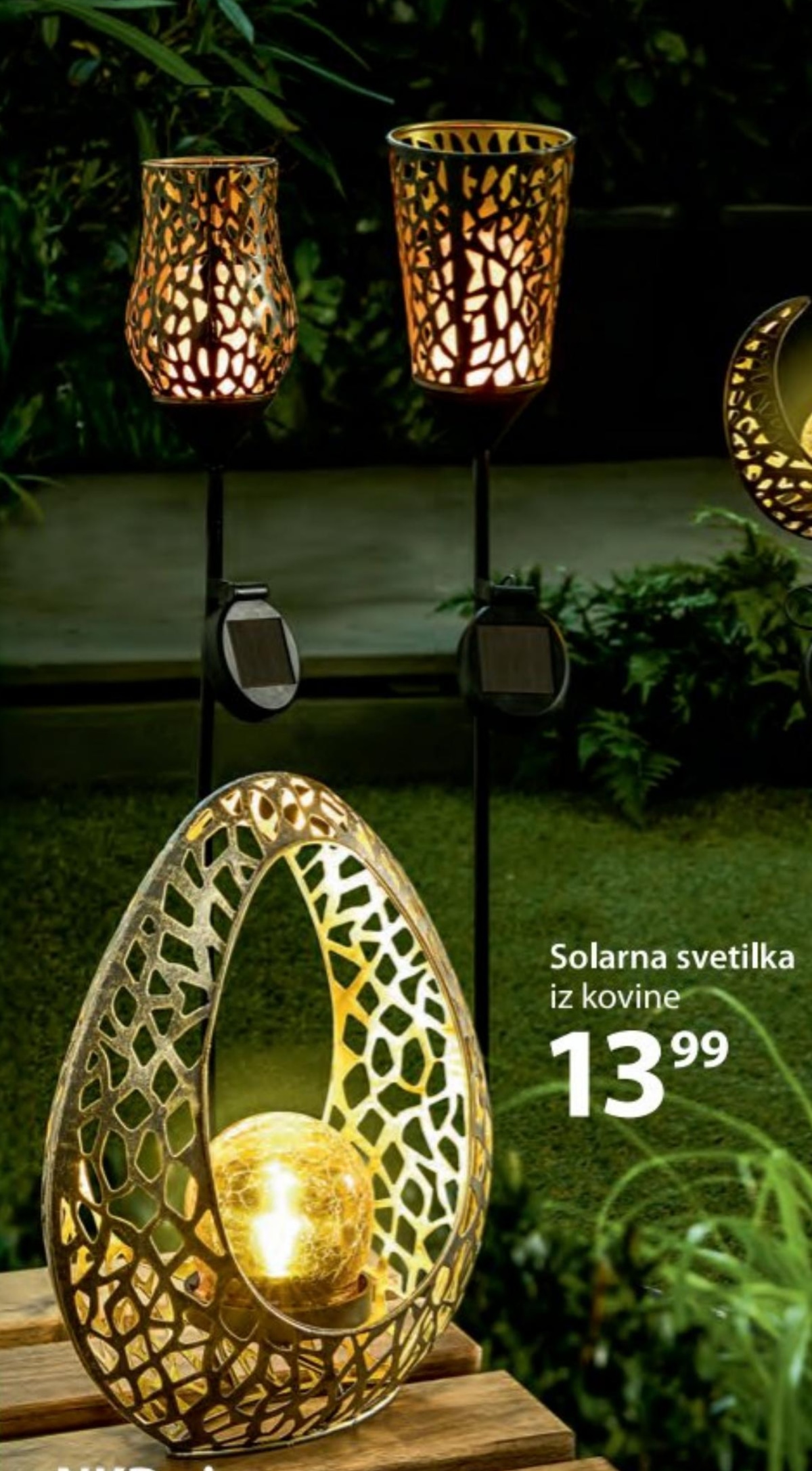 Solarna svetilka - Akcija v trgovini NKD