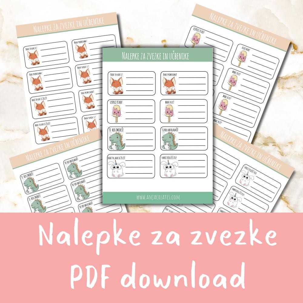 Nalepke za zvezke 32/1 32/1 Esquisse Akcija v trgovini E.Leclerc