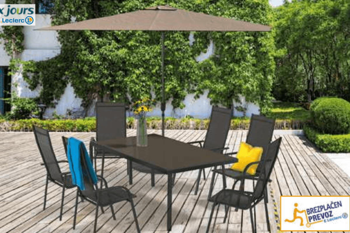 7-delna vrtna garnitura - Akcija v trgovini E.Leclerc