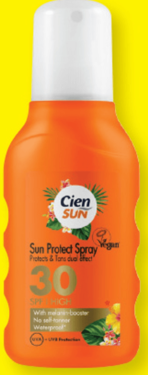 Cien SUN Sprej za sončenje ZF 30 200 ml - Akcija v trgovini Lidl
