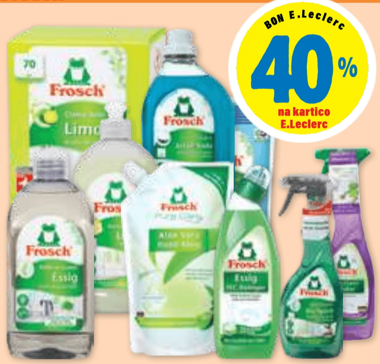 VSI IZDELKI FROSCH - Akcija v trgovini E.Leclerc