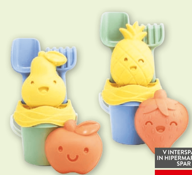 Set za peskovnik - Akcija v trgovini Spar