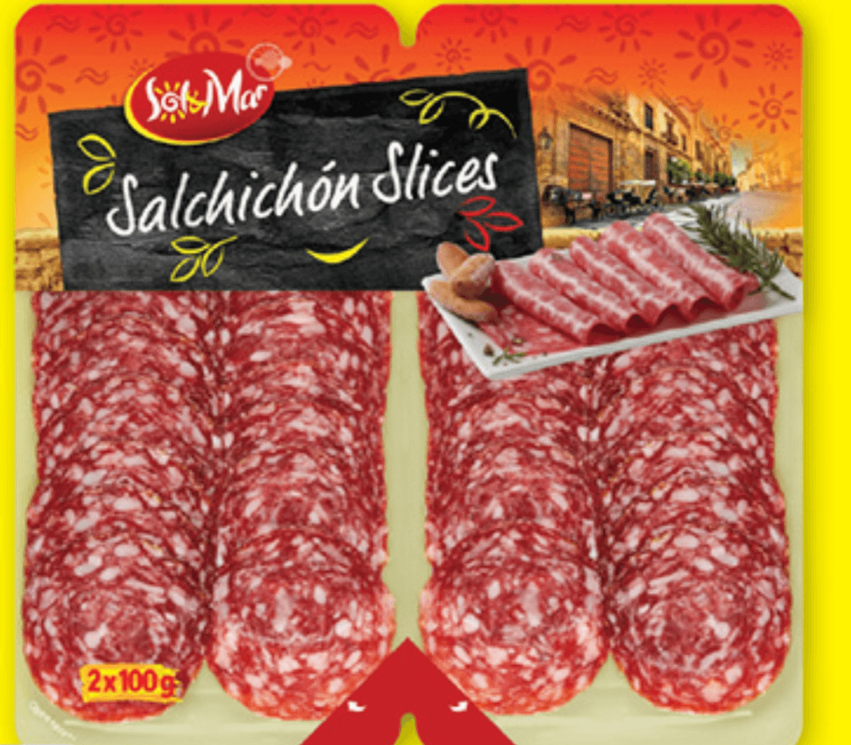 SOL&MAR Salama „Salchichón“ 200 g - Akcija v trgovini Lidl