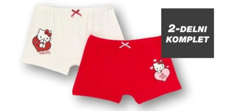 Dekliške panty spodnjice 2-delni komplet - Akcija v trgovini Kik