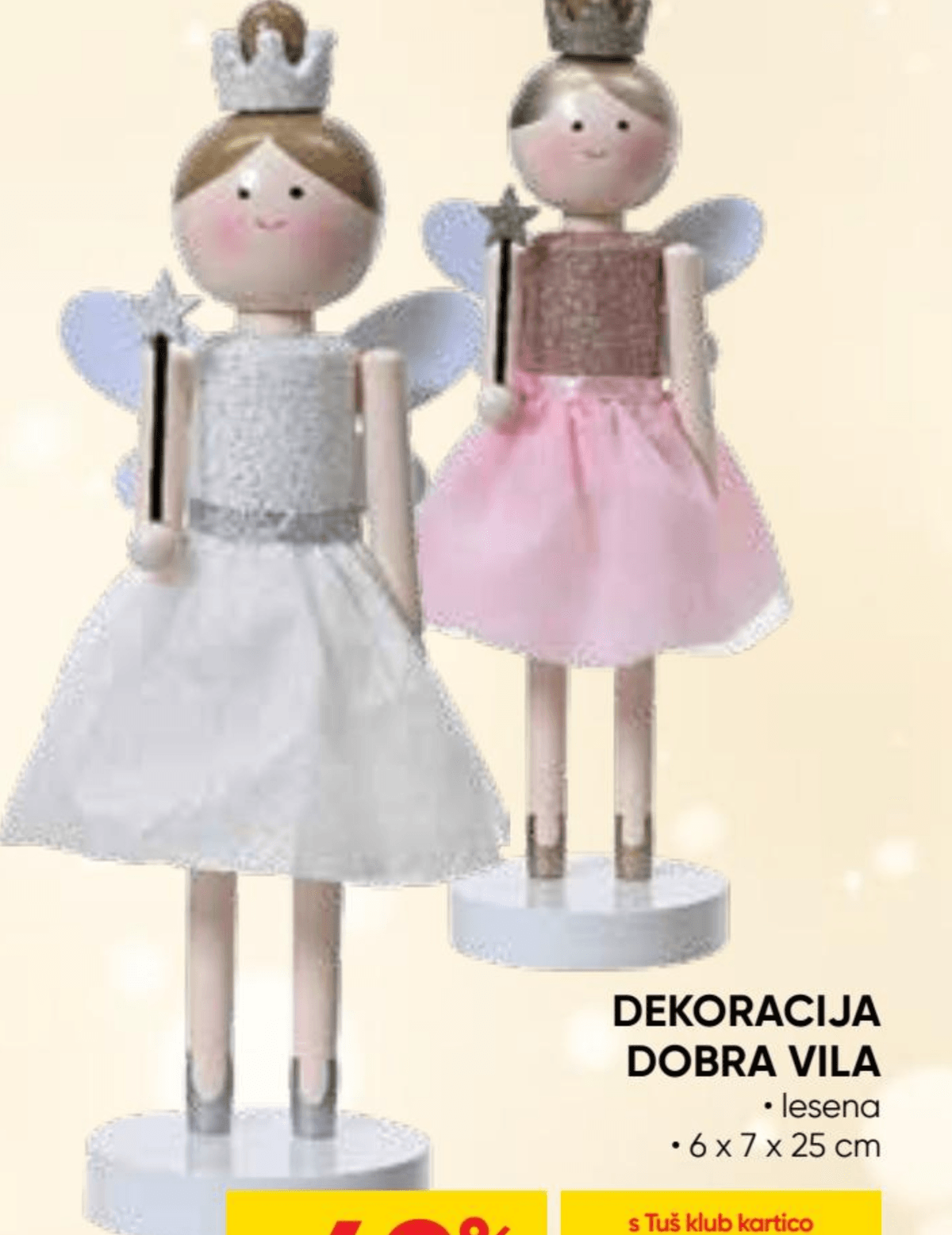 Dekoracija Dobra vila - Akcija v trgovini Tuš