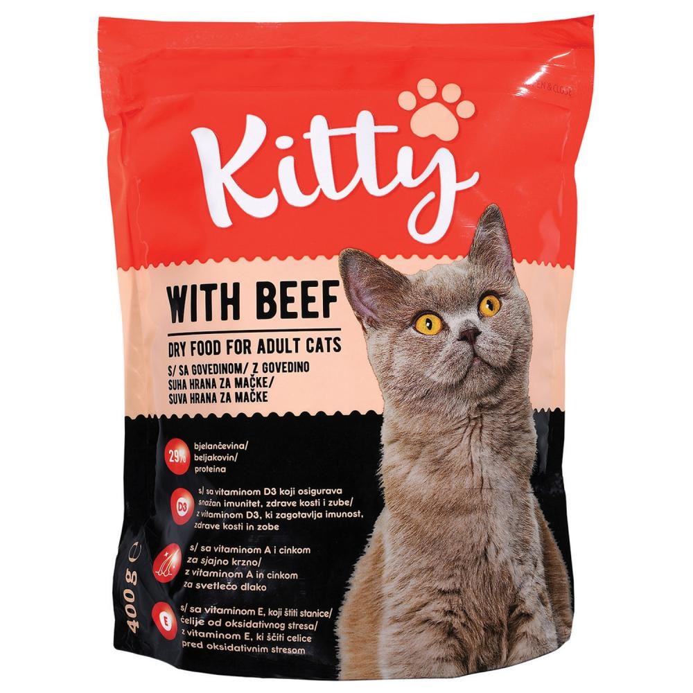 Hrana za mačke Kitty 400 g - Akcija v trgovini Mercator