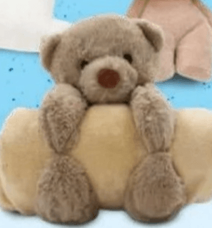 Plišasta žival z odejo - Akcija v trgovini Eurospin